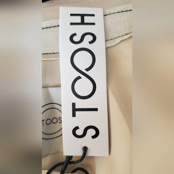 Stoosh Women's Ivory Seude Like Jacket - Picture 6 of 10